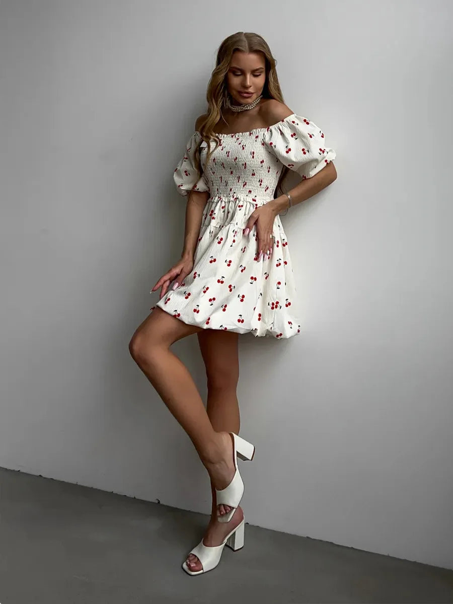 SOHO Summer Printed Mini Dress (4)