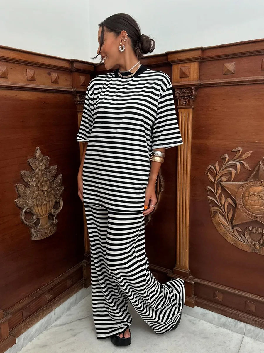 SOHO Spring Cotton Striped Set