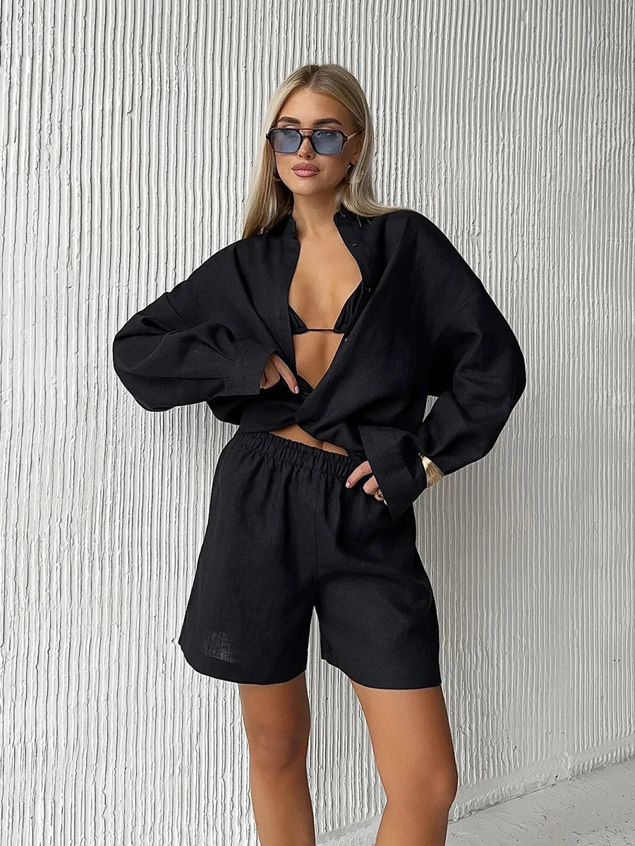 SOHO Summer Cotton Long Sleeve Set