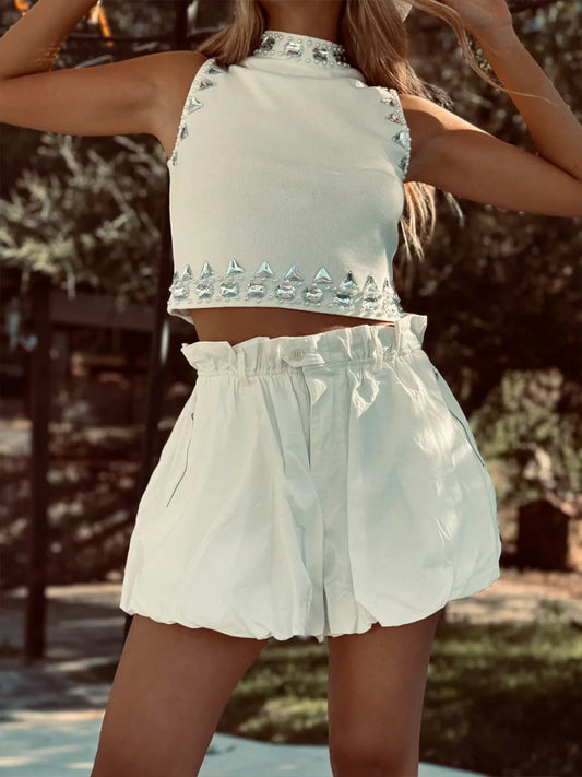 SOHO Summer Shorts in White