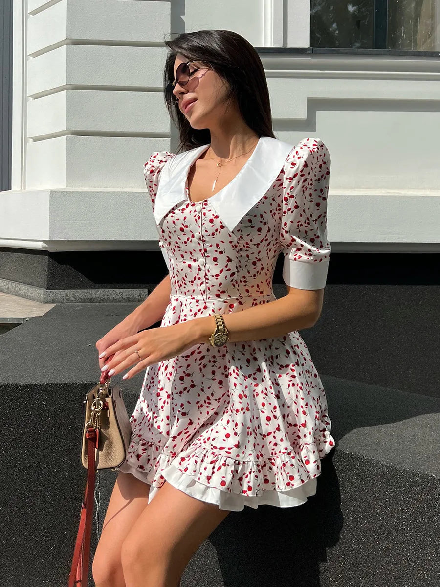 SOHO Summer Printed Mini Dress (3)