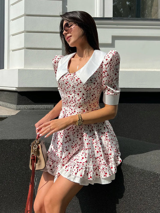 SOHO Summer Printed Mini Dress (3)