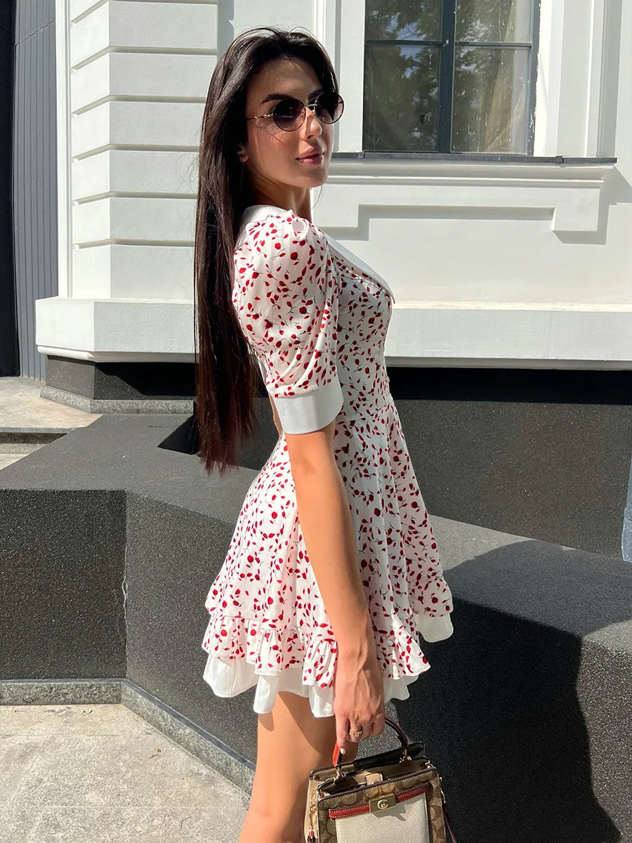 SOHO Summer Printed Mini Dress (3)