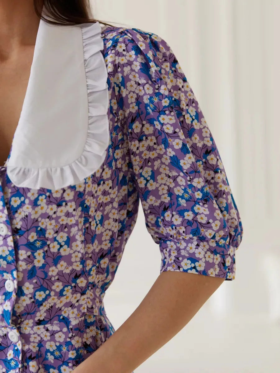 SOHO Summer Floral Mini Dress