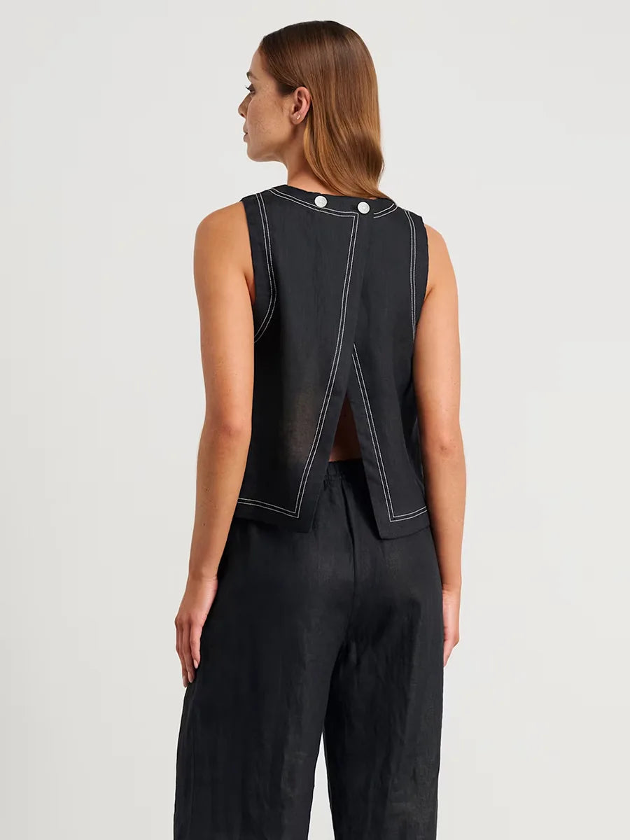 SOHO Spring Cotton Sleeveless Set