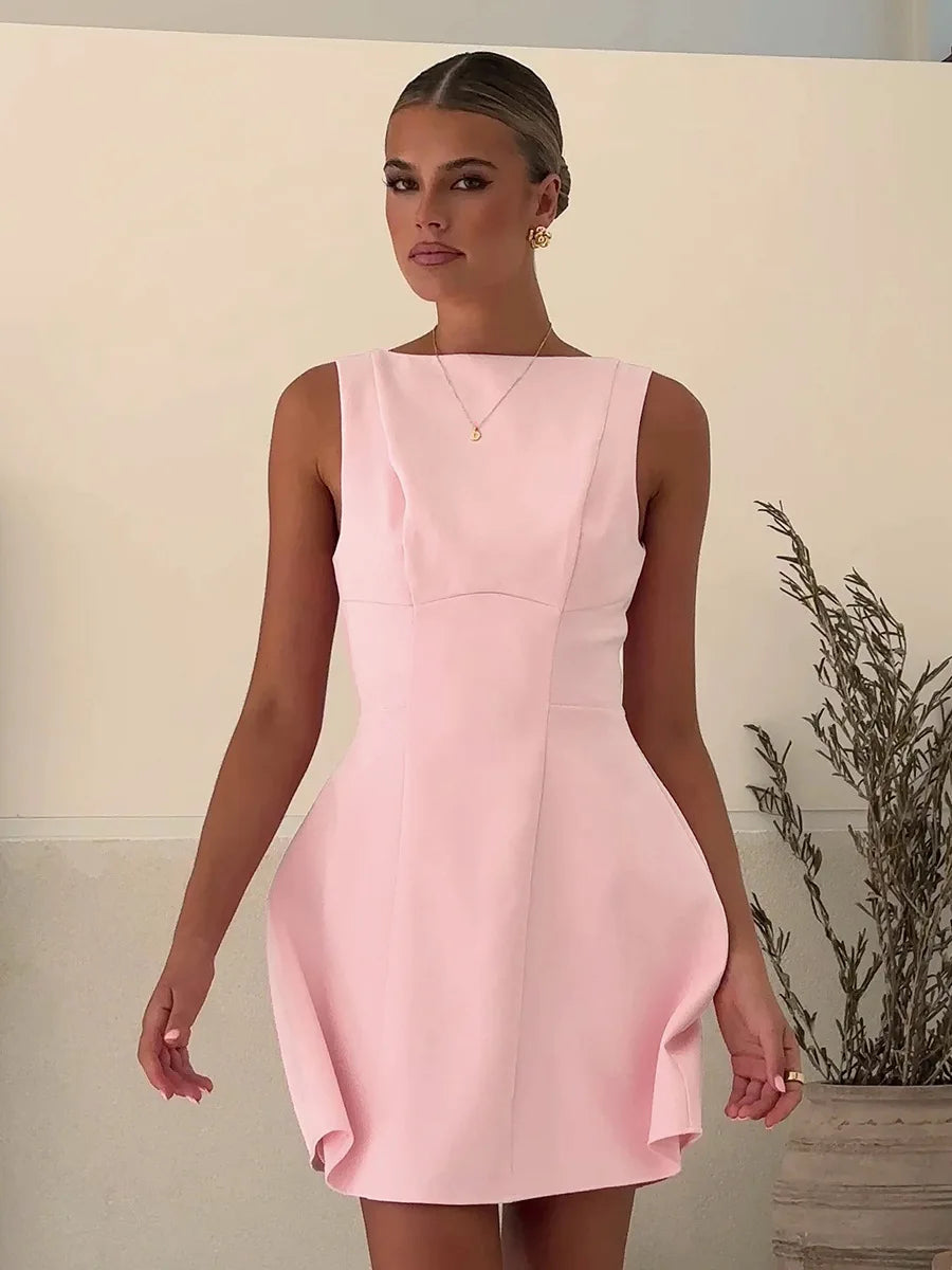 SOHO Summer Backless Mini Dress