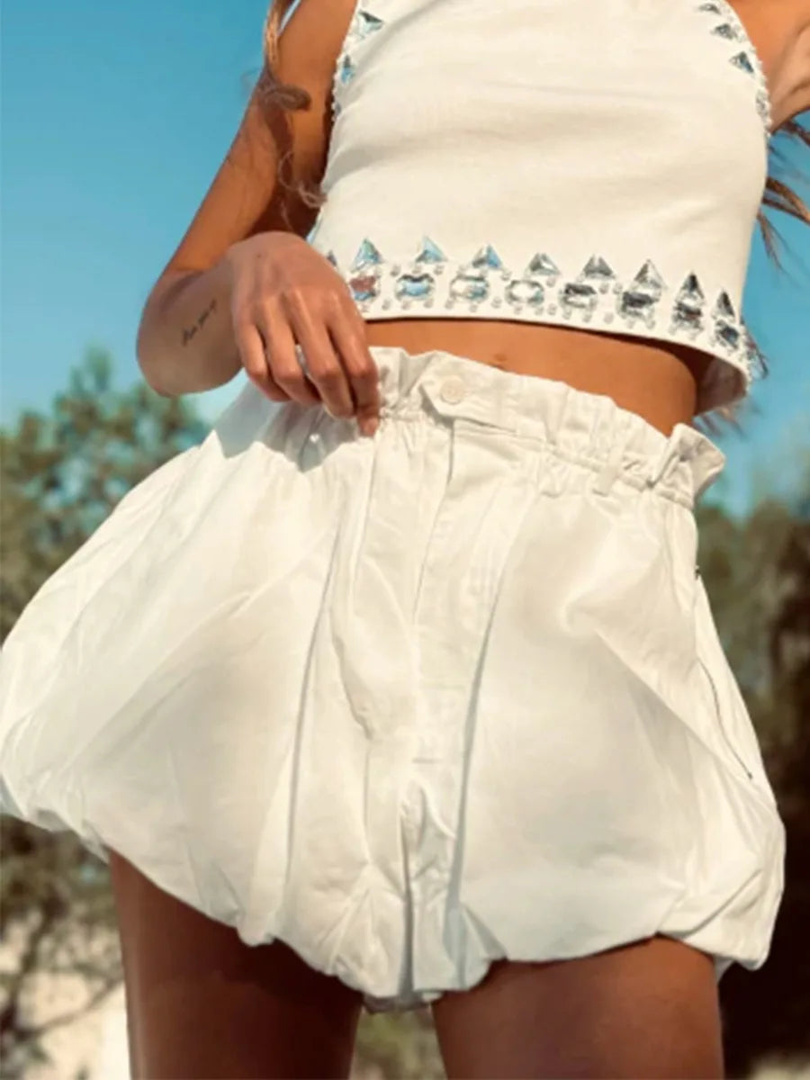 SOHO Summer Shorts in White