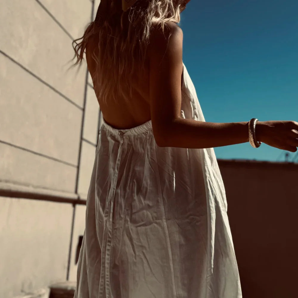 SOHO Spring Cotton Sleeveless Dress
