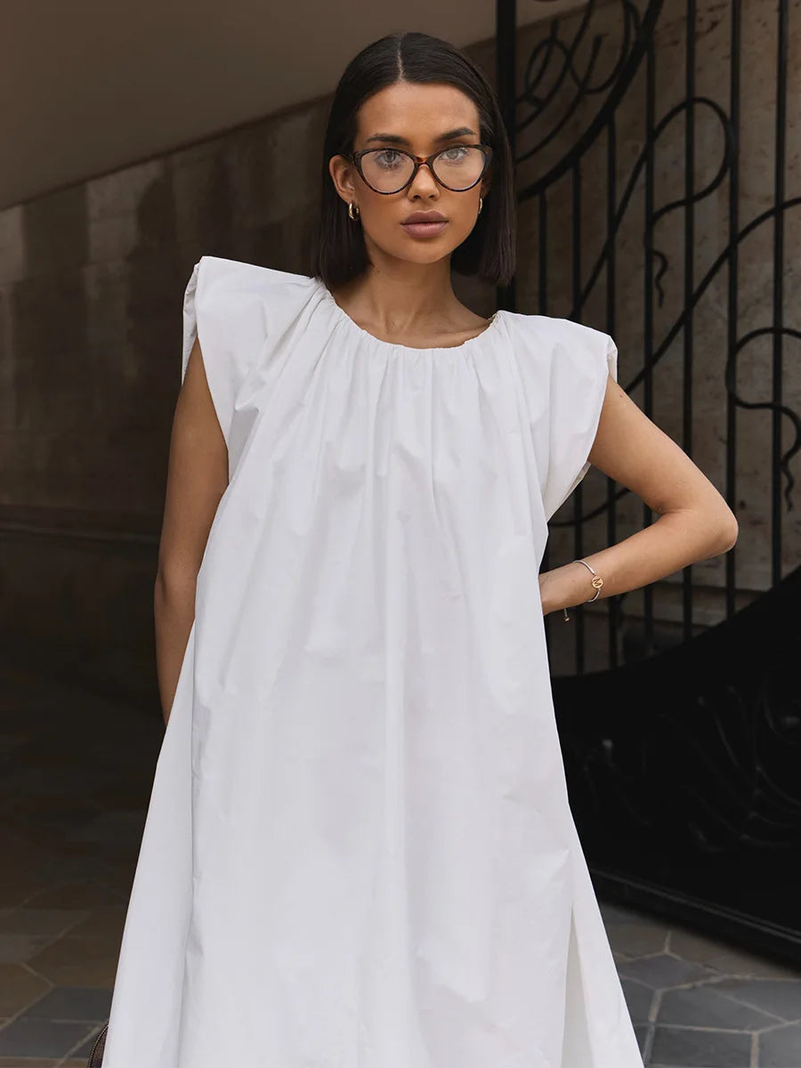 SOHO Summer Pleated Dress (2)