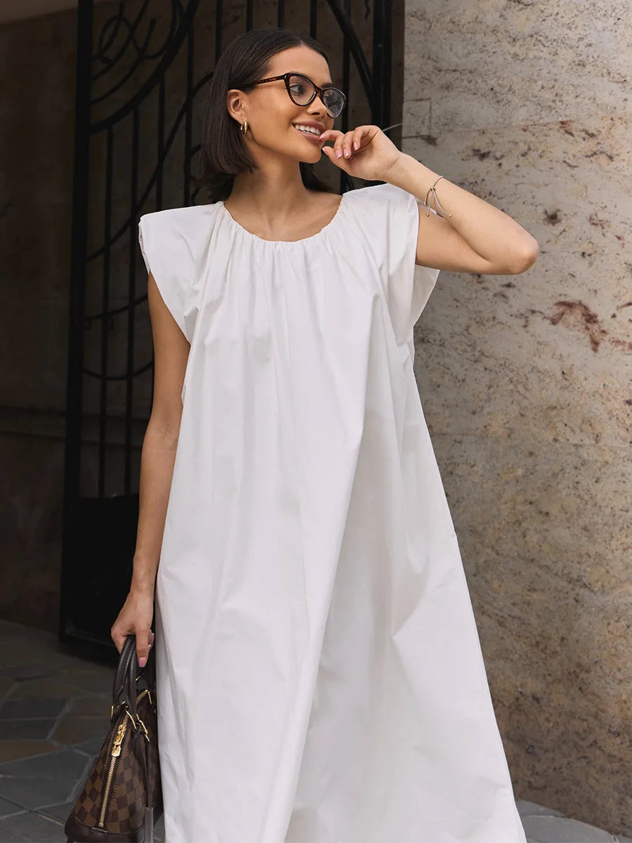 SOHO Summer Pleated Dress (2)