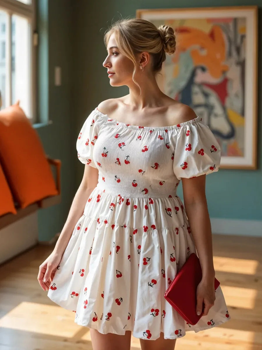 SOHO Summer Printed Mini Dress (4)