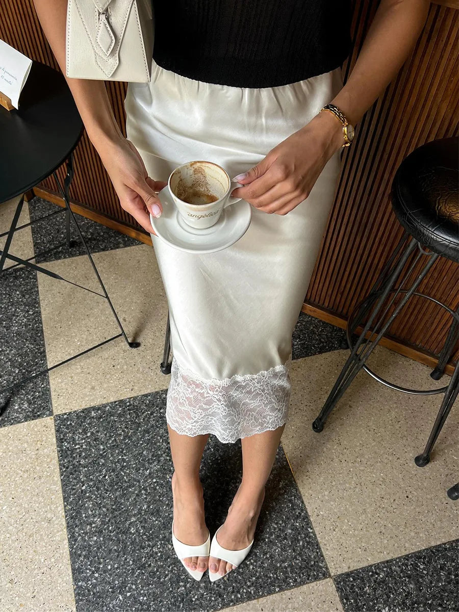 SOHO Summer Lace Elegant Skirt