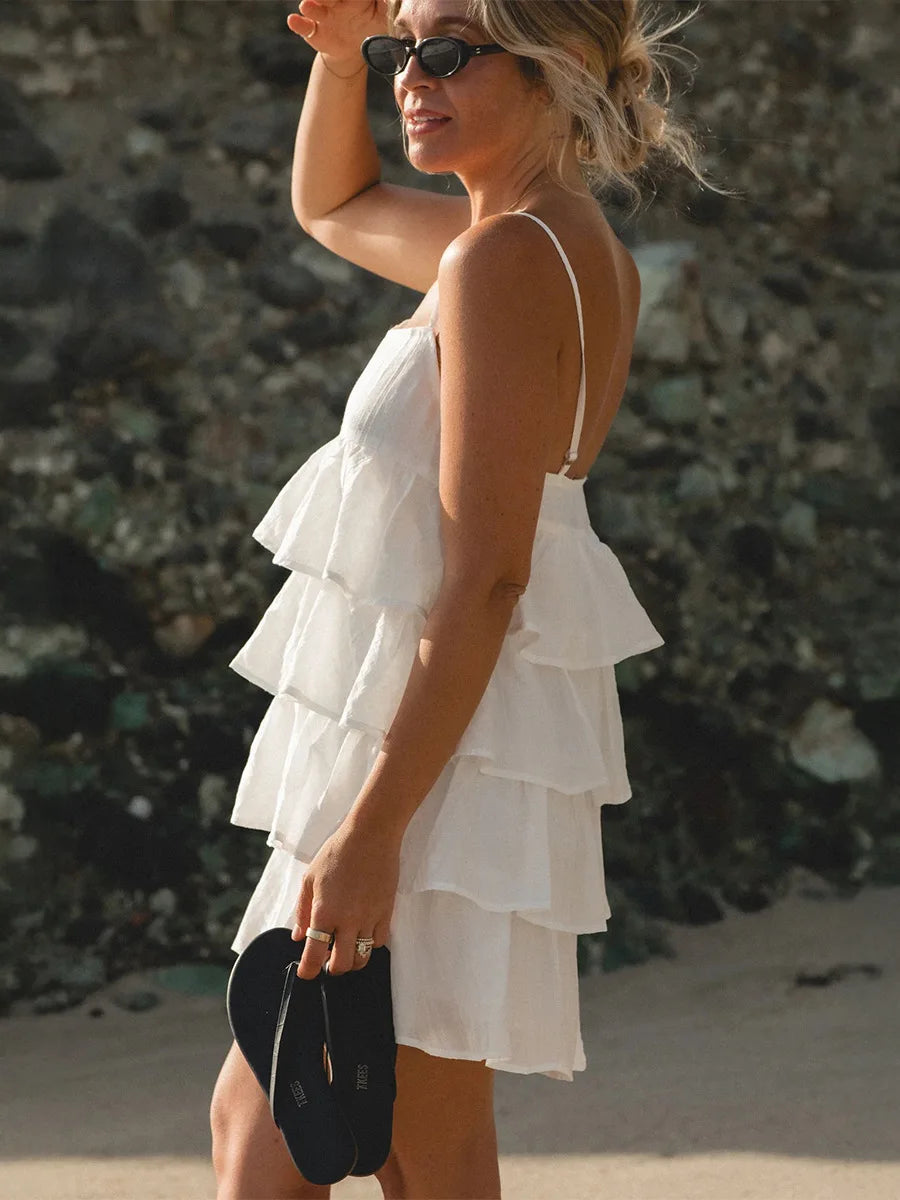 SOHO Summer Backless Mini Dress (2)