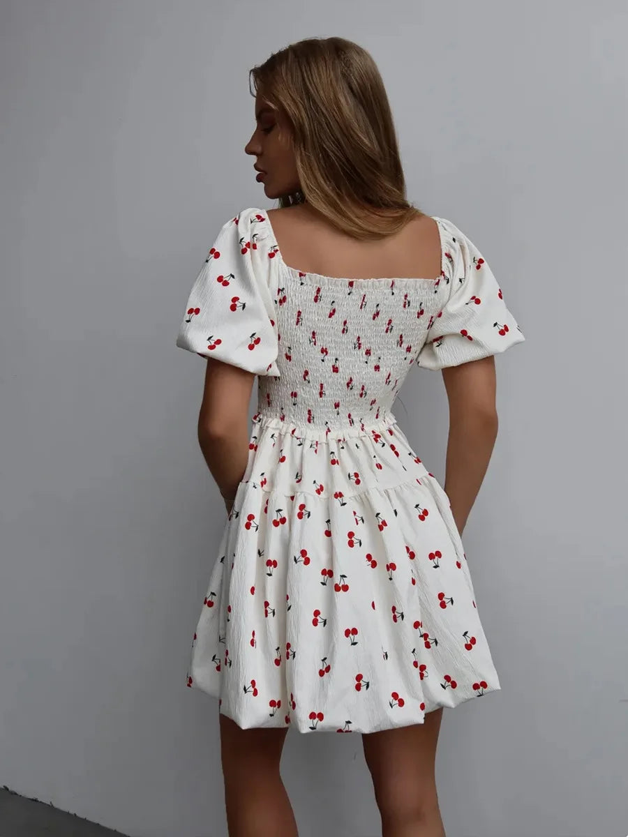 SOHO Summer Printed Mini Dress (4)