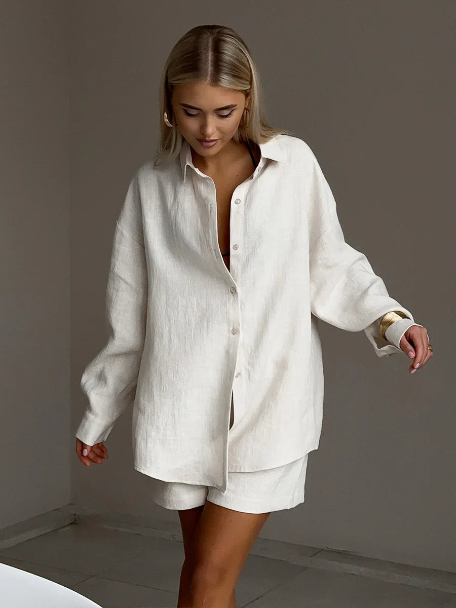 SOHO Summer Cotton Long Sleeve Set
