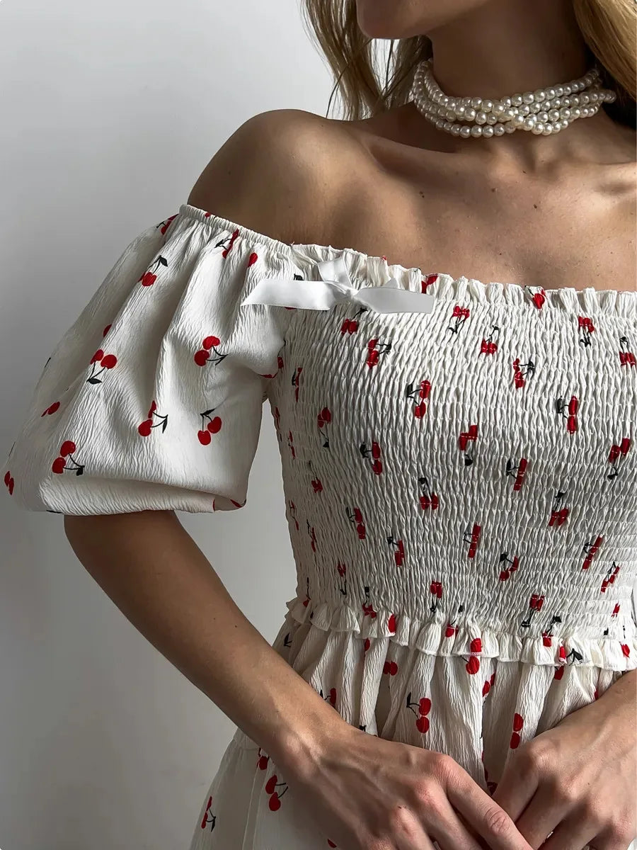 SOHO Summer Printed Mini Dress (4)