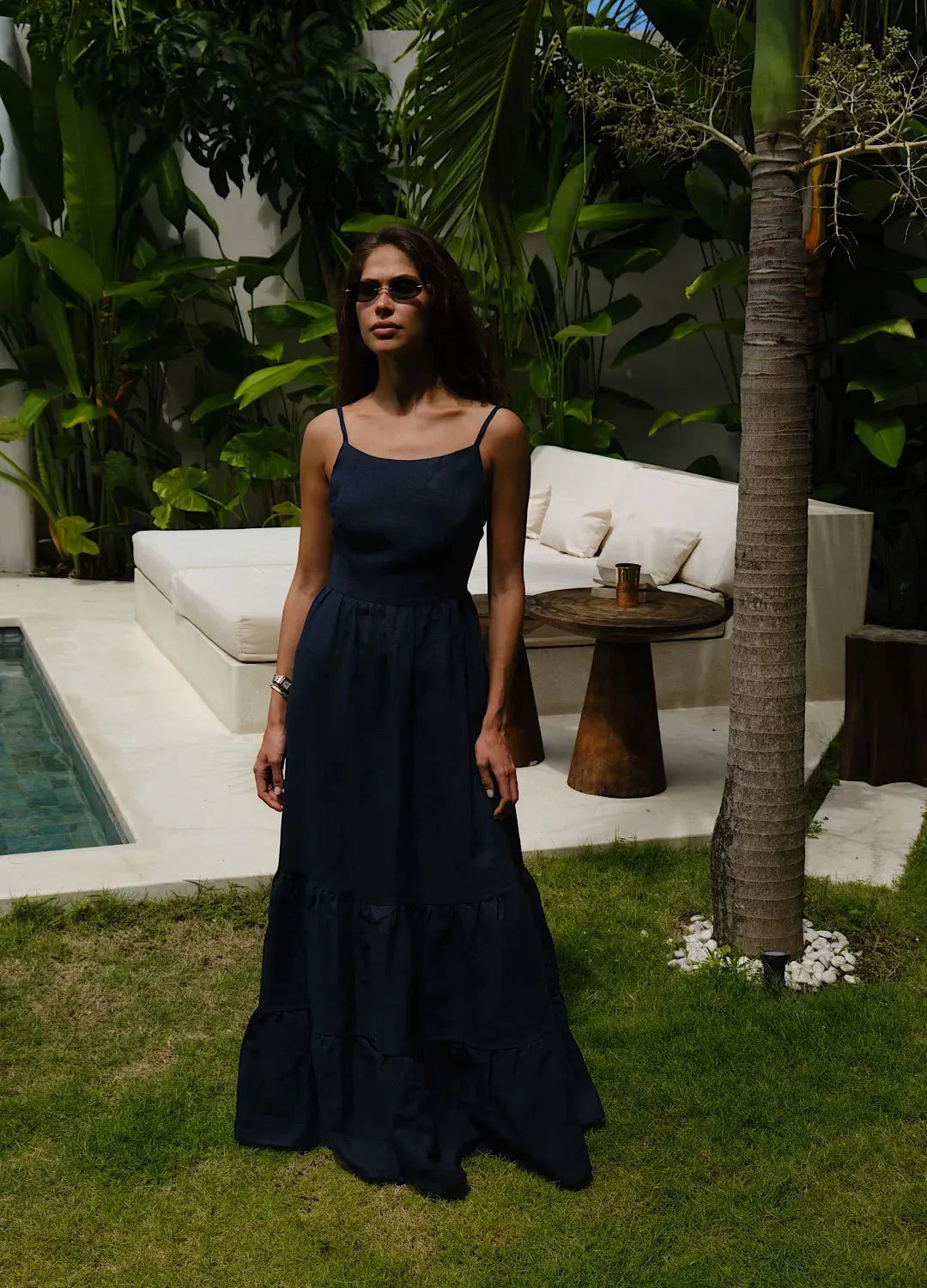 SOHO Spring Cotton Backless Dress