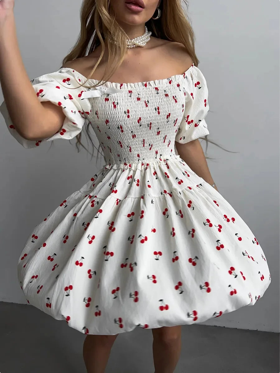 SOHO Summer Printed Mini Dress (4)