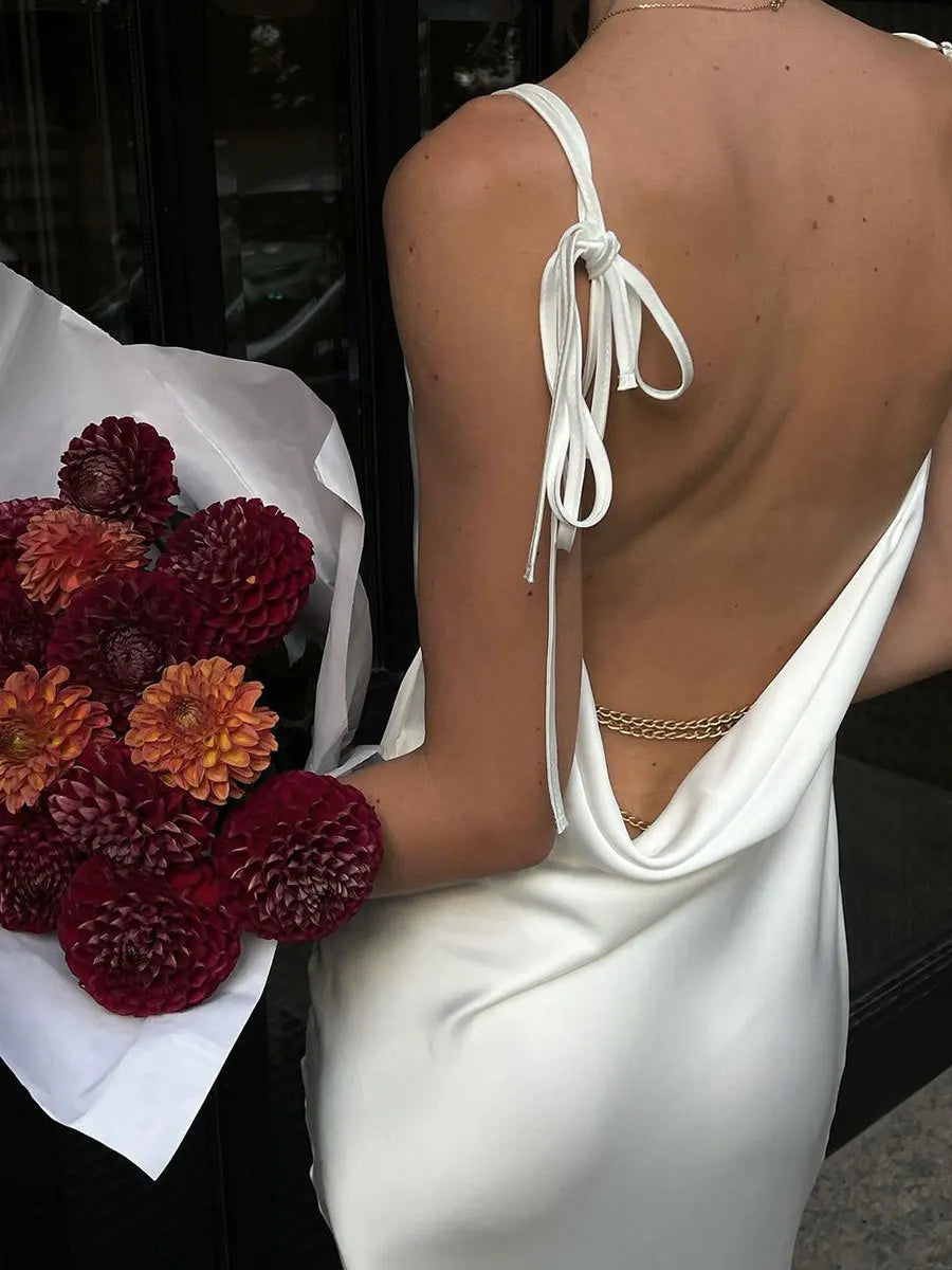 SOHO Spring Backless Dress