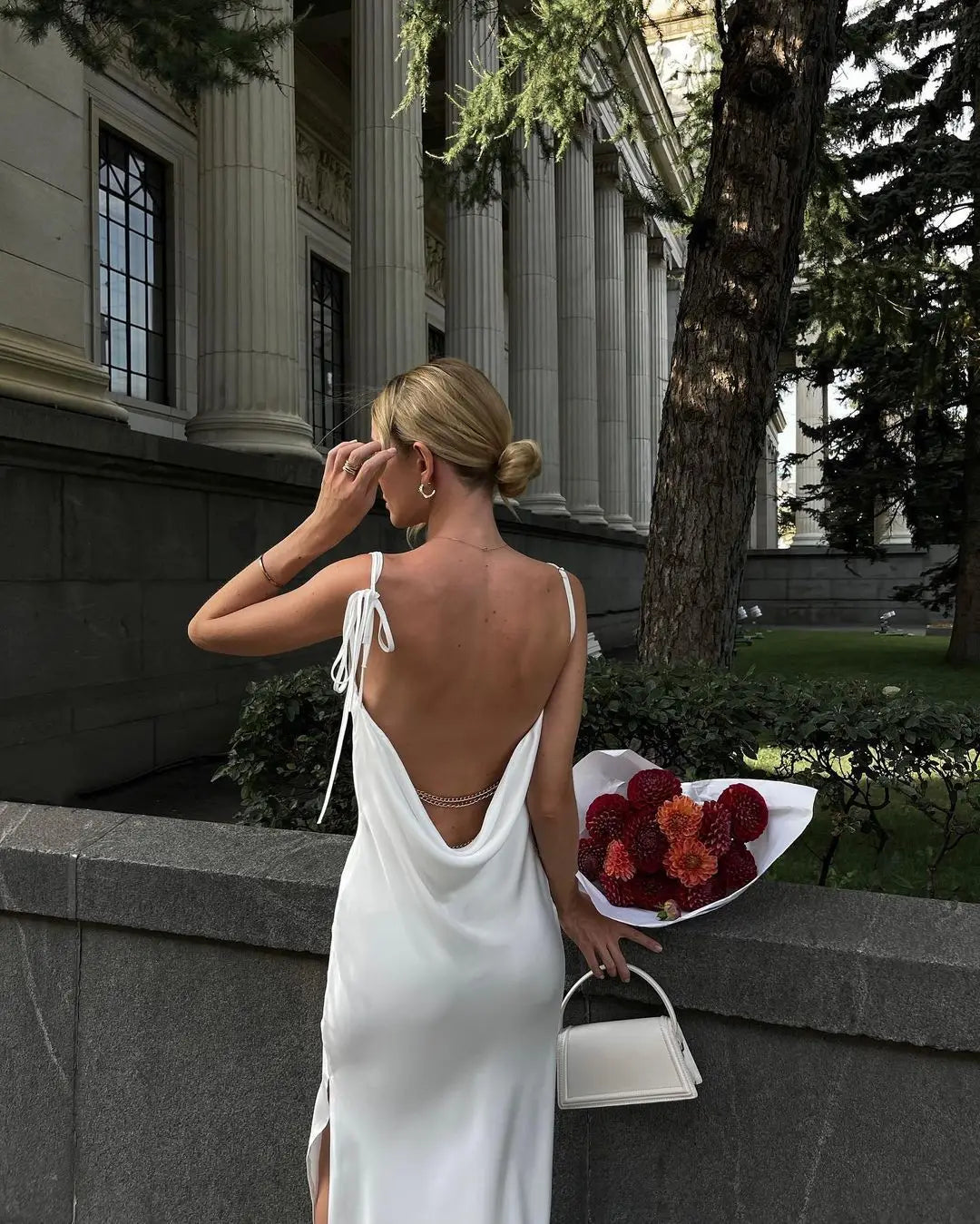 SOHO Spring Backless Dress