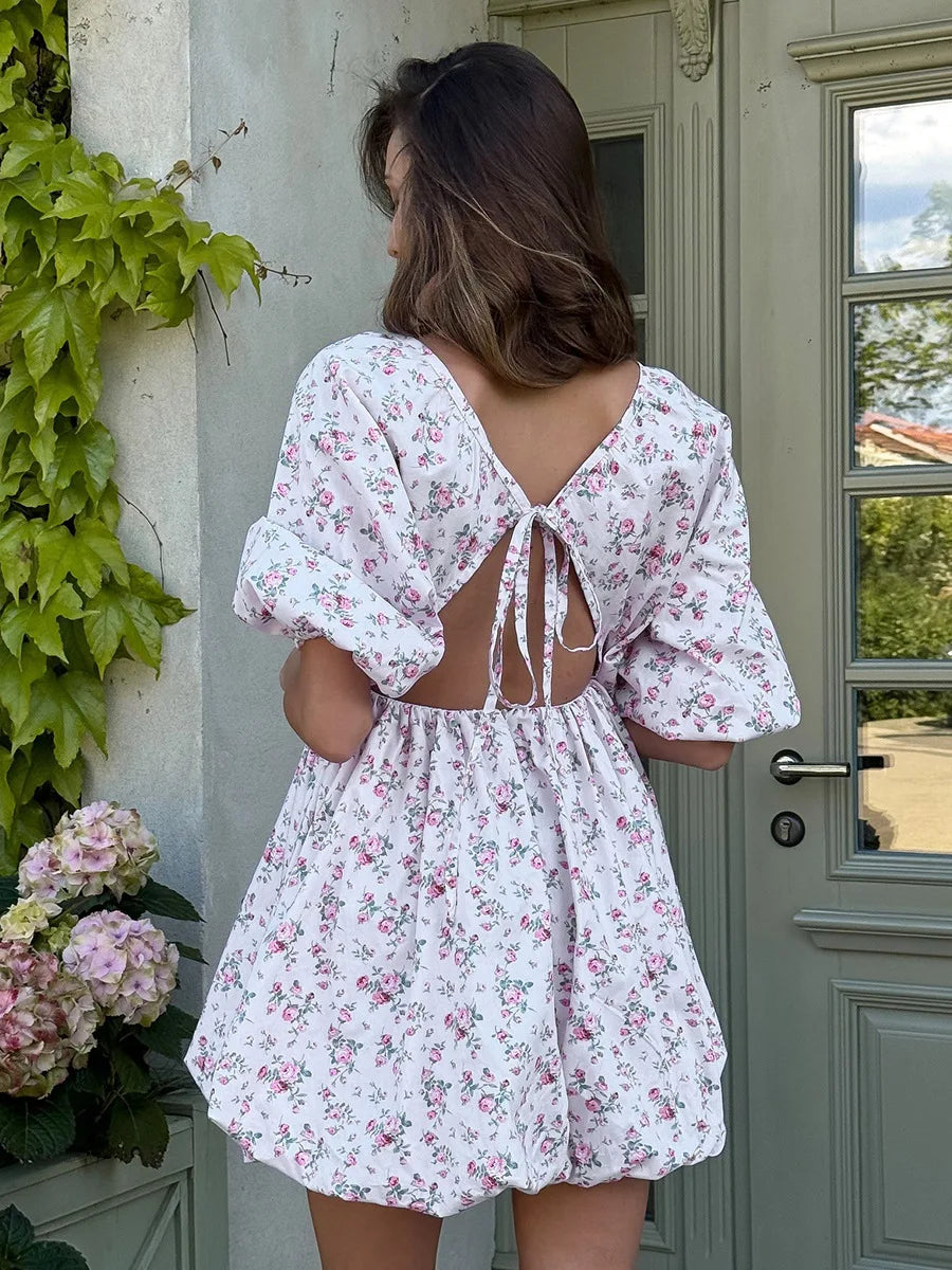 SOHO Spring Floral Mini Dress