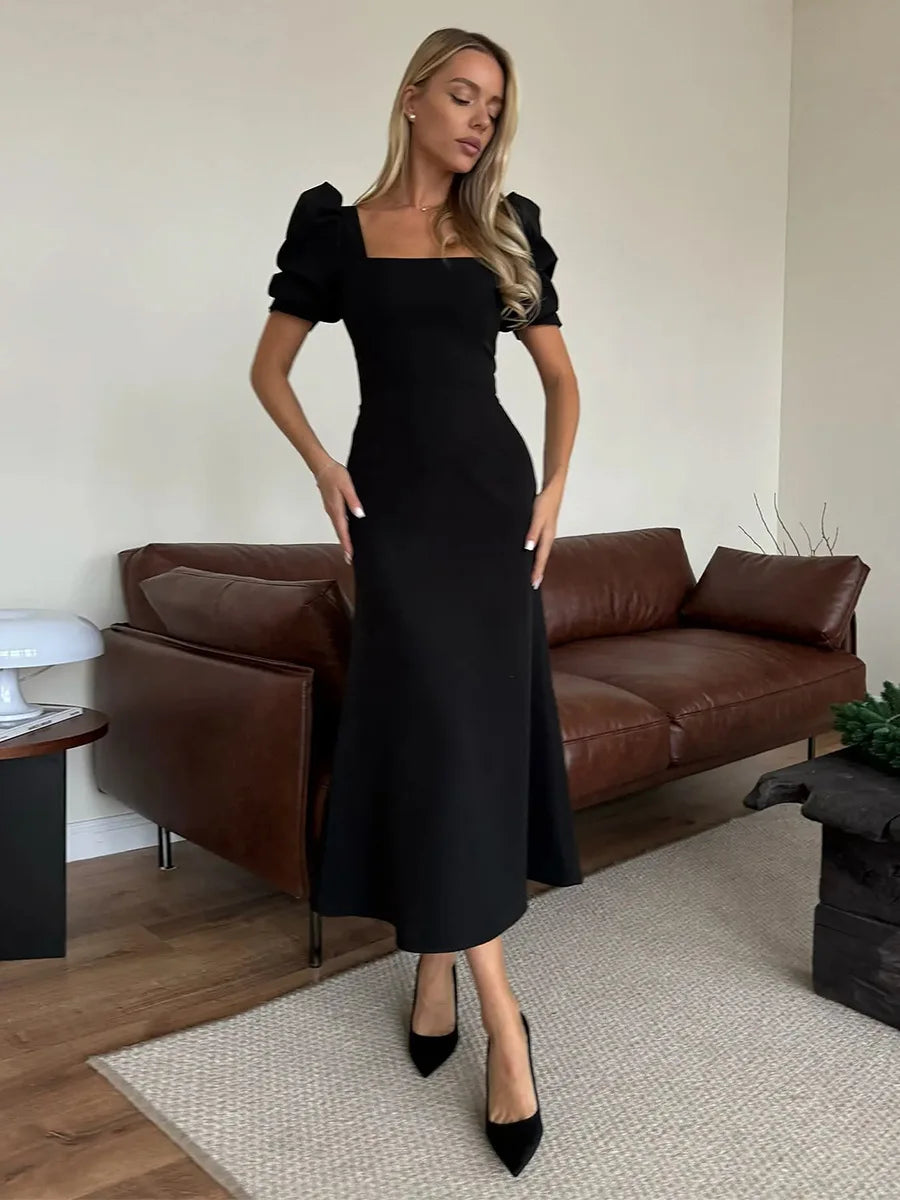 SOHO Summer Short Sleeve Midi Dress